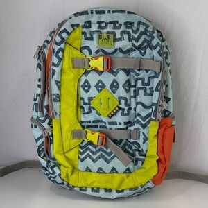 Dakine Hawaii' Backpack - Blue, Yellow, Orange Accents